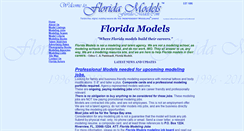 Desktop Screenshot of florida-models.com